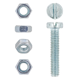 Machine Screw & Nut - Cheesehead